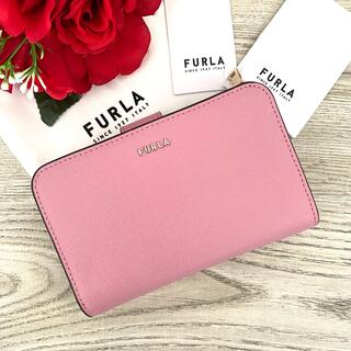フルラ(Furla)の《新品》FURLA ピンク ライトピンク レザー 折り財布(財布)