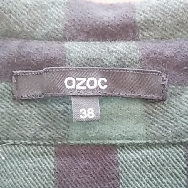 OZOC(オゾック)のOZOCチェック柄シャツ　ワンピース レディースのトップス(シャツ/ブラウス(長袖/七分))の商品写真