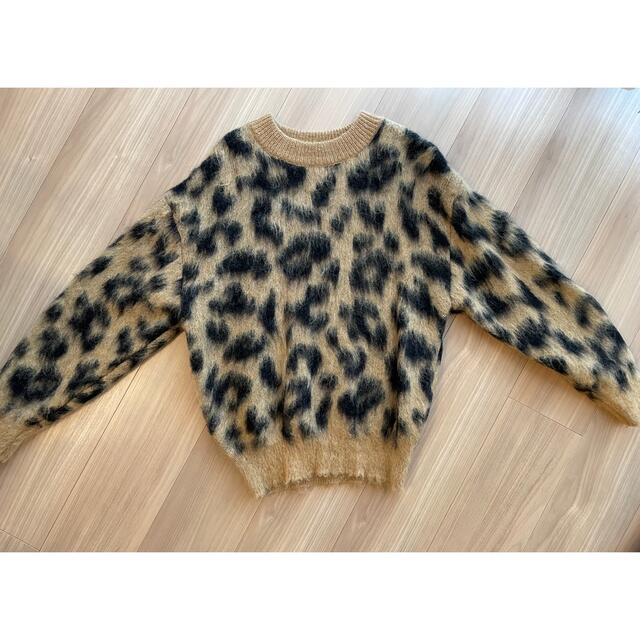 Ameri VINTAGE - 【AMERI】 KID MOHAIR LEOPARD KNIT キャメルの通販 ...