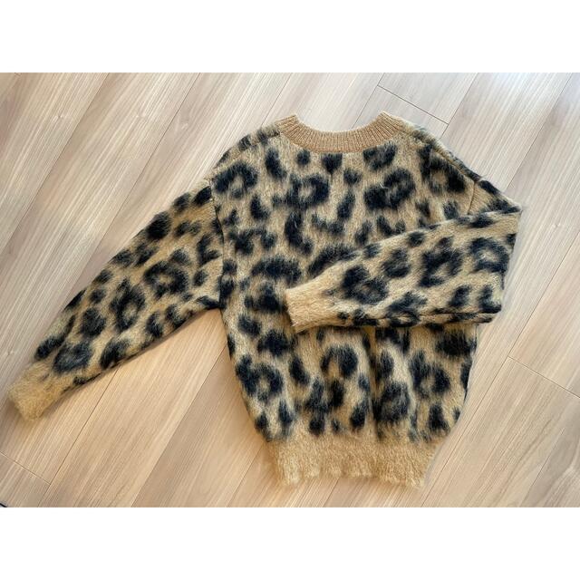 Ameri VINTAGE - 【AMERI】 KID MOHAIR LEOPARD KNIT キャメルの通販 ...