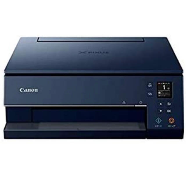 タイムセール☆新品CanonプリンターTS7430 ネイビー少量インク、保証書付プリンター