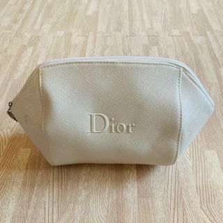 【新品未使用】Dior ディオール ポーチ ノベルティ ホワイトラメ(ポーチ)