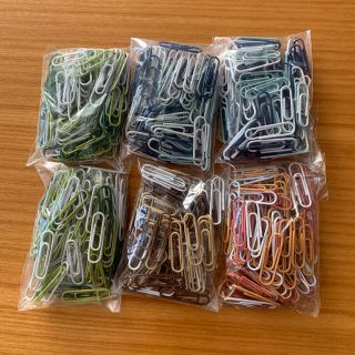 カラーゼムクリップ　100pcs✖️6袋(その他)