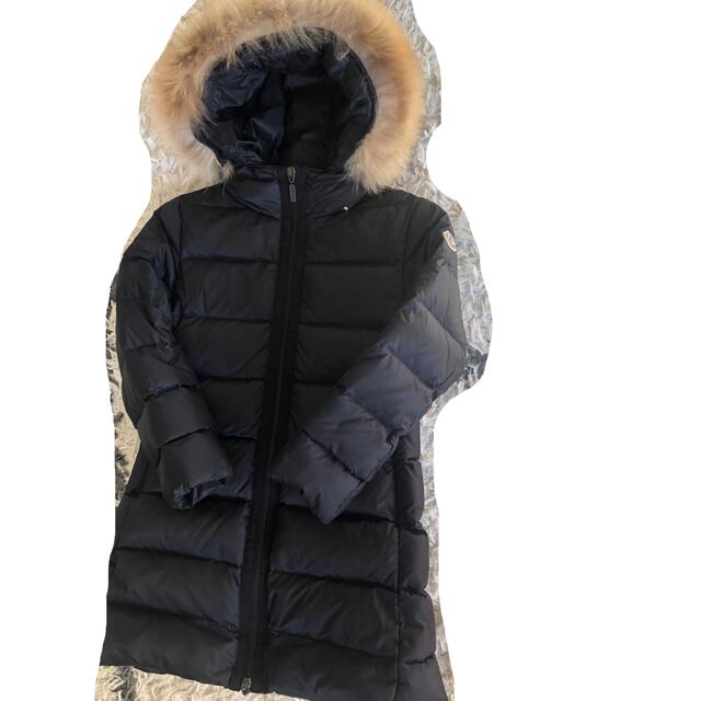 MONCLER(モンクレール)の最終価格　リアルファー　モンクレール キッズ　ファーロングダウン　116 キッズ/ベビー/マタニティのキッズ服女の子用(90cm~)(コート)の商品写真