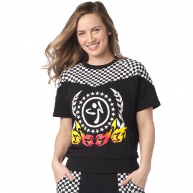 Zumba(ズンバ)の新品　ZUMBA Zumba ズンバ Short Sleeve Pullover レディースのトップス(トレーナー/スウェット)の商品写真