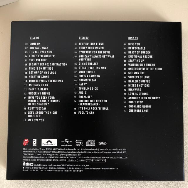 ★年内限定値下げ中★GRRR!~グレイテスト・ヒッツ 1962-2012 エンタメ/ホビーのCD(ポップス/ロック(洋楽))の商品写真