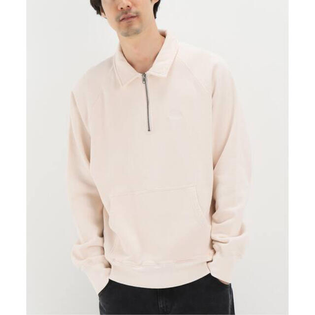 stussy ポロ　ハーフジップスウェット