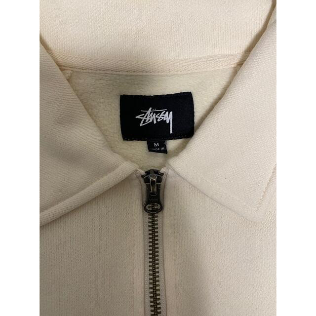 stussy ポロ　ハーフジップスウェット