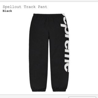 シュプリームsupreme Spellout Track Pant / Black