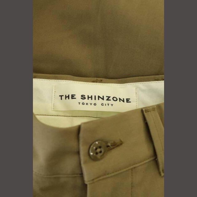 Shinzone(シンゾーン)のシンゾーン ハイウエストチノパンツ ストレート P0 茶 ブラウン レディースのパンツ(チノパン)の商品写真