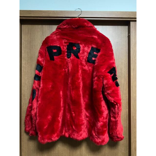 Supreme 17SS Faux Fur Bomber Jacket