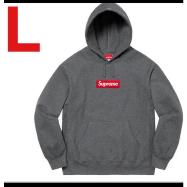 Sサイズ supreme box logo sweat グレー 灰色