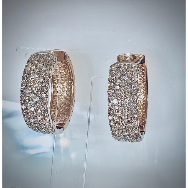 今日の超目玉】 【新品】ダイヤモンドピアス(プラチナ &K18PG) ピアス
