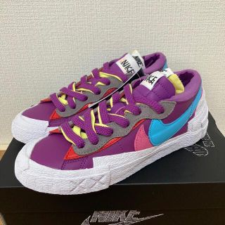 ナイキ(NIKE)のNIKE／ナイキ サカイ カウズ ブレーザーロー　パープル　23cm US4(スニーカー)