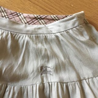 バーバリー(BURBERRY)の美品★バーバリーブルーレーベル ふんわりヒラヒラミニ(ミニスカート)