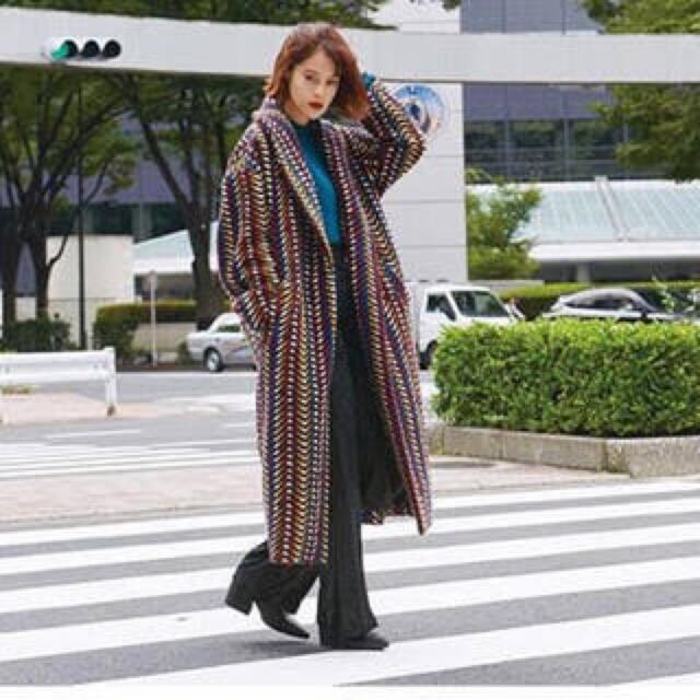 SLY BLANKET ショールLONG COAT ロングコート マルチカラー