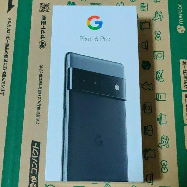 Google Pixel(グーグルピクセル)のgoogle pixel6 pro 128gb　stormy black スマホ/家電/カメラのスマートフォン/携帯電話(スマートフォン本体)の商品写真