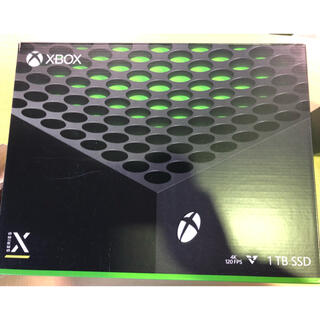 エックスボックス(Xbox)の【新品未開封】Microsoft Xbox Series X  1TB(家庭用ゲーム機本体)