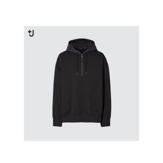 ユニクロ(UNIQLO)のユニクロ　+J ドライスウェットハーフジップアップパーカー(スウェット)