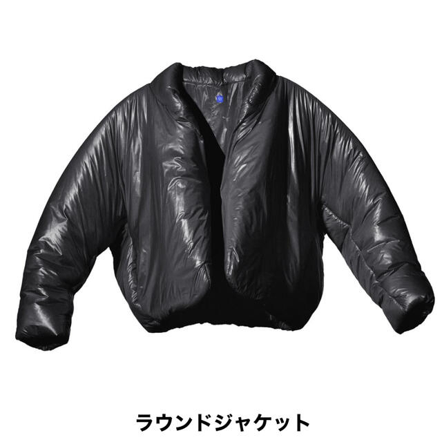 メンズyeezy gap round jacket black S