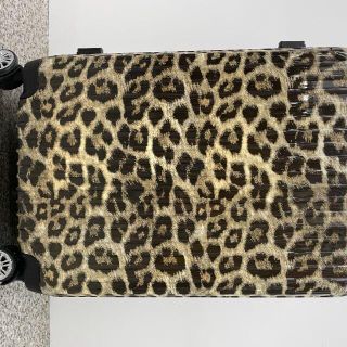 キャリーケース ヒョウ柄 Lサイズ レオパード 新品 拡張機能付きの通販