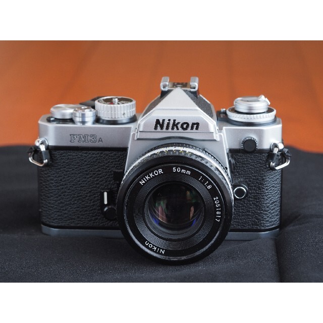 ニコン NIKON FM3A シルバー　50mm/1.8セット