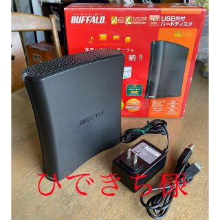 バッファロー(Buffalo)のテレビ録画用　USBバードディスク　1TB(テレビ)