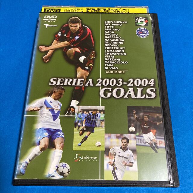 セリエA 2003-2004 ゴールズ DVD エンタメ/ホビーのDVD/ブルーレイ(スポーツ/フィットネス)の商品写真