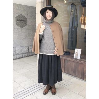 ネストローブ(nest Robe)の超さらに！さらに値下げ☆美品♡♡ﾈｽﾄﾛｰﾌﾞ ウールカシミヤドルマンジャケット(ノーカラージャケット)