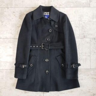 バーバリーブルーレーベル(BURBERRY BLUE LABEL)のバーバリー ブルーレーベル ☆ アンゴラ混 ウール コート 38 ブラック(その他)