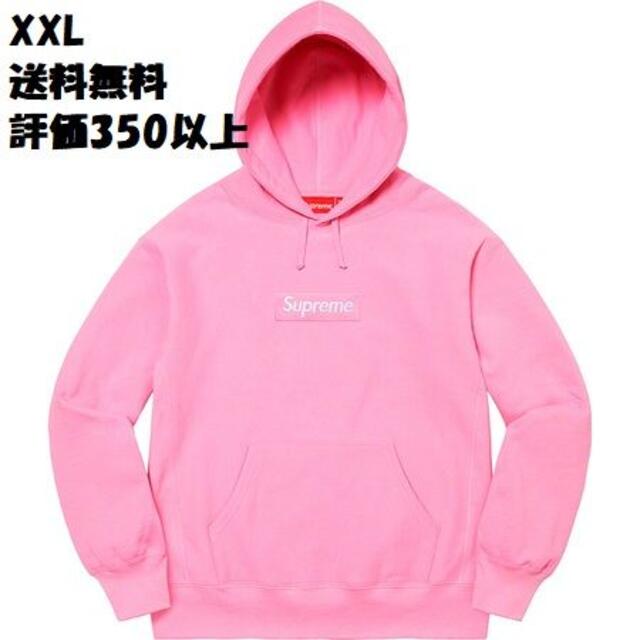 Box Logo Hooded Sweatshirt Pink XXL