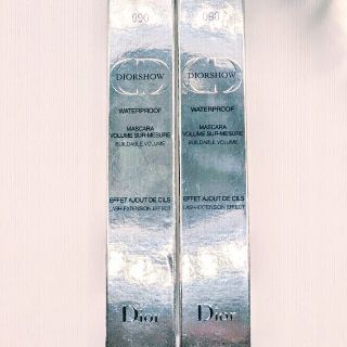 クリスチャンディオール(Christian Dior)のクリスチャンディオール　マスカラ　ウォータープルーフ#90(マスカラ)