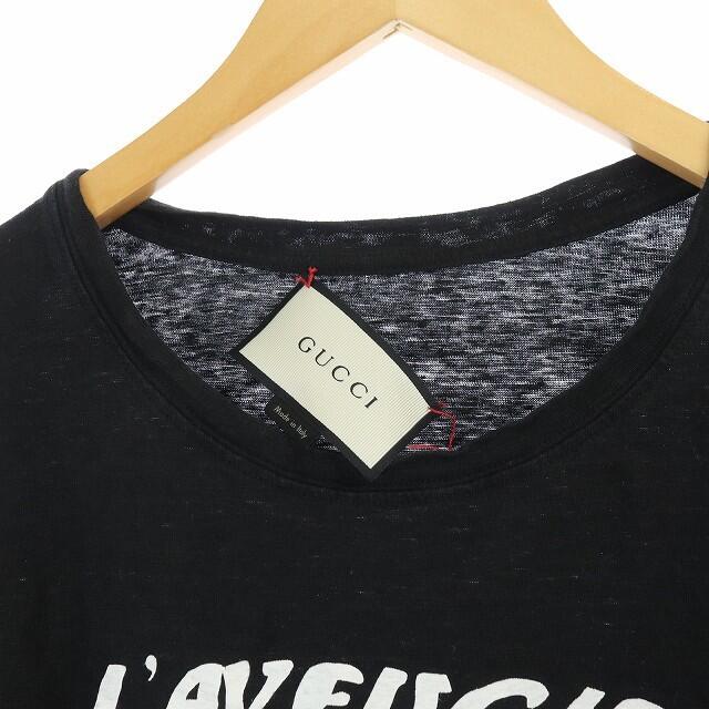 Gucci - グッチ BEE 蜂 刺繍 半袖 Tシャツ カットソー ロゴプリント XS