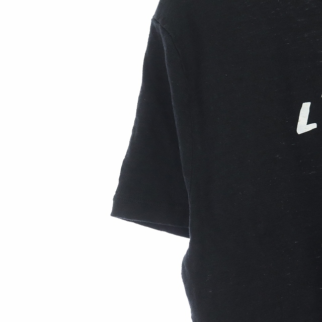 グッチ BEE 蜂 刺繍 半袖 Tシャツ カットソー ロゴプリント XS 黒