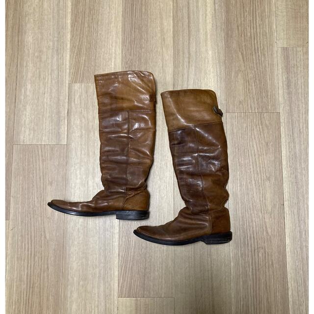 vintage leather super boa long boo レディースの靴/シューズ(ブーツ)の商品写真
