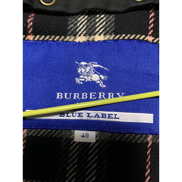 BURBERRY BLUE LABEL(バーバリーブルーレーベル)のバーバリー ブルーレーベル　トレンチコート　サイズ40 レディースのジャケット/アウター(トレンチコート)の商品写真