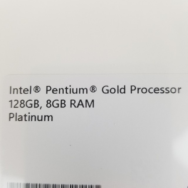 【限定値下】 Surface Go 2 P/8GB/128GB プラチナ ST