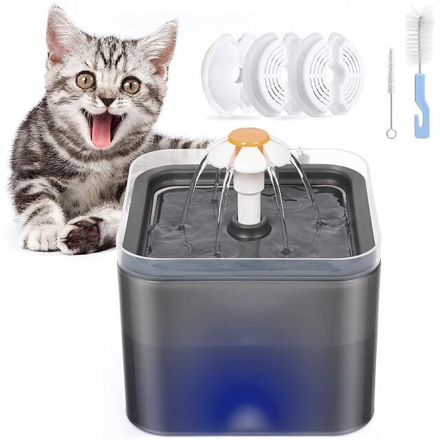 【♥️5層のフィルター♥️】ペット給水器 水飲み 猫 犬 大容量 省エネ  その他のペット用品(猫)の商品写真