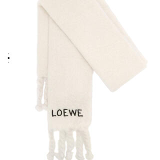 LOEWE - mi様 専用 正規品 ロエベ ロゴ モヘヤ マフラーの通販 by 週末