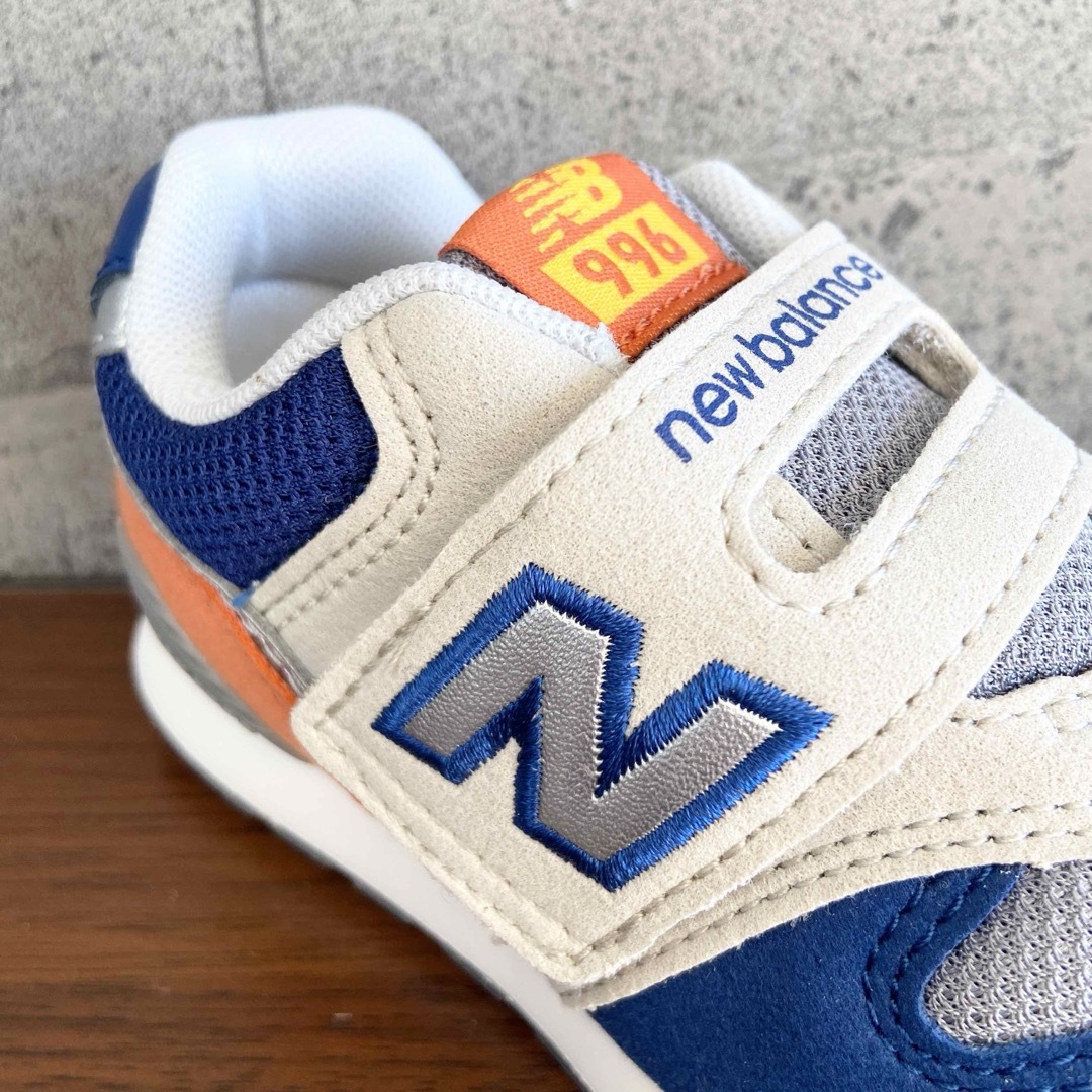 New Balance(ニューバランス)の【新品】14.5センチ グリーン×イエロー　ニューバランス　スニーカー キッズ/ベビー/マタニティのベビー靴/シューズ(~14cm)(スニーカー)の商品写真