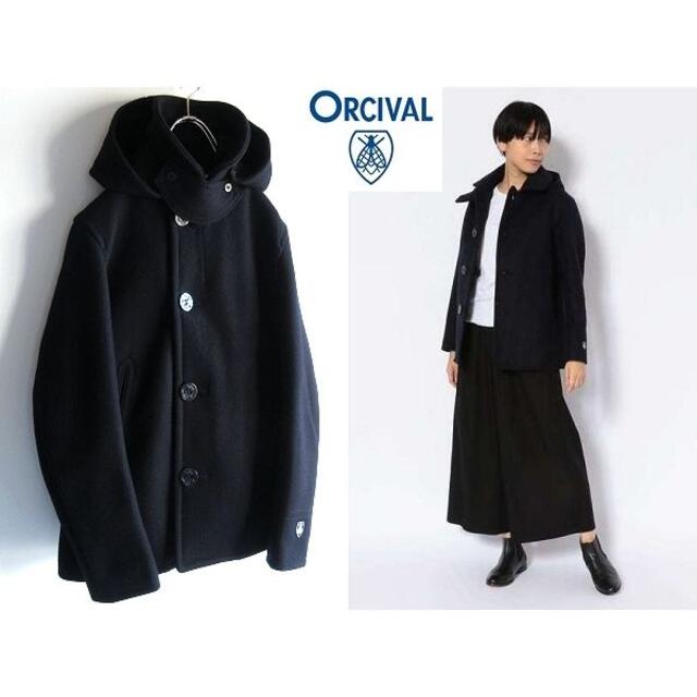 人気を誇る ORCIVAL フード取外し可 ウールメルトン シングル