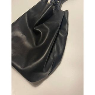 ザラ(ZARA)の▶ ZARA レザー リュック ゴールド ブラック(リュック/バックパック)