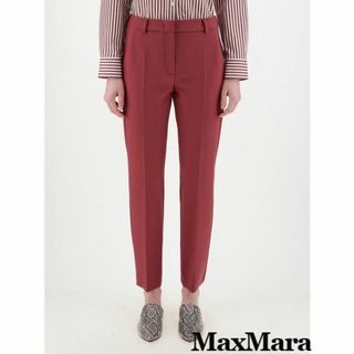 マックスマーラ(Max Mara)のマックスマーラ ショート丈パンツ ボルドー(クロップドパンツ)