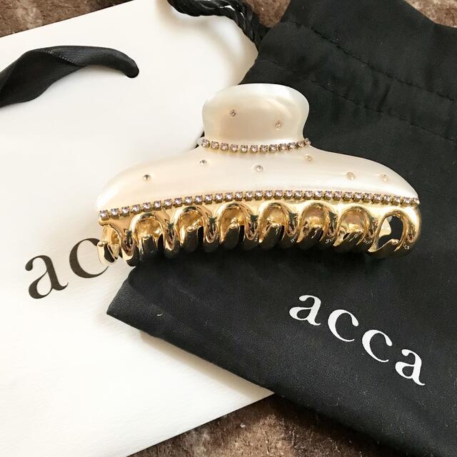 バレッタ acca - こもさん専用☆acca アッカ オードリー バレッタ ベージュの通販 by yuyukiki's shop｜アッカなら