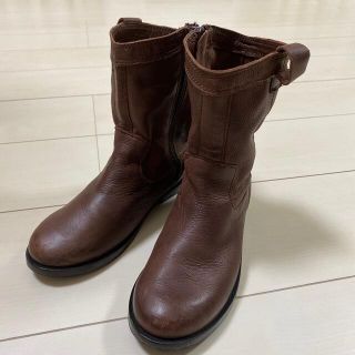 ザラキッズ(ZARA KIDS)のZARAキッズ本革ブーツ31（19.5センチ）(ブーツ)