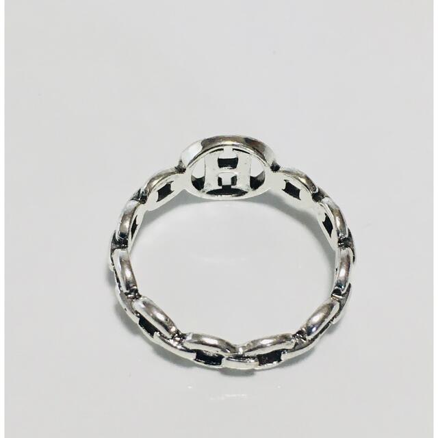 レディースアクセサリー 指輪 シルバー 鎖 H 13号 レディースのアクセサリー(リング(指輪))の商品写真