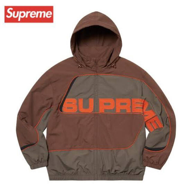 supreme s paneled track jacket