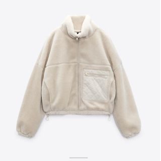 ザラ(ZARA)の専用　ZARA ボアジャケット　ベージュ　ホワイト(ブルゾン)