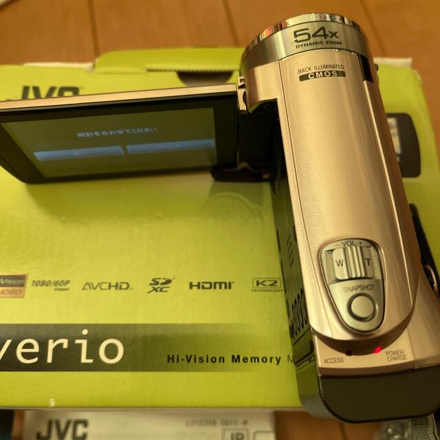 JVC GZ-E265-Nの通販 by yks's shop｜ラクマ Everio ハイビジョンメモリームービー 好評高評価