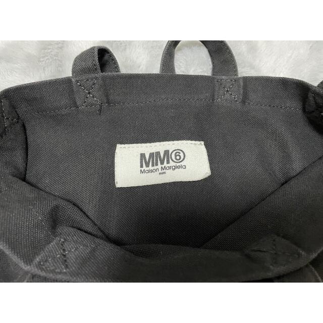 MM6(エムエムシックス)のMM6 ダブルハンドルトートバッグ　ブラック レディースのバッグ(トートバッグ)の商品写真